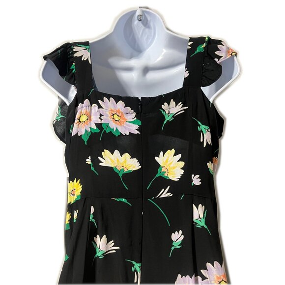 NWOT Ann Taylor LOFT Floral Print Midi Dress, Size 10 - Picture 4 of 10